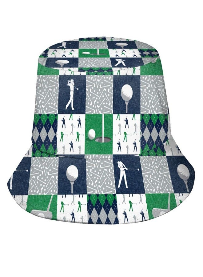 ASYG Fashion Funny Golf Sports Bucket Hat Packable Fishing Sun Cap Summer Fisherman Hats for Women Men - Image 1